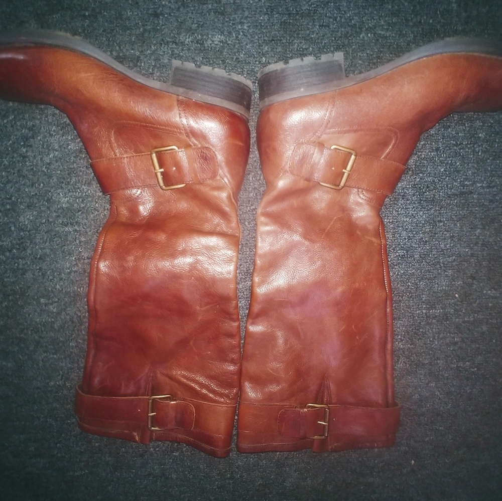 Franco sarto size 10 leather tall boots